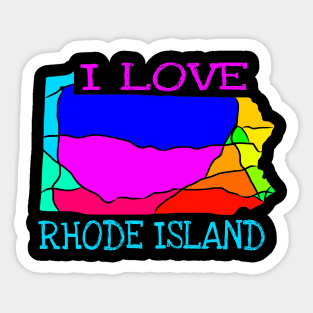 USA state: Rhode Island Sticker